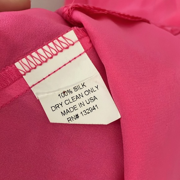 Amanda Uprichard Pink Silk Spaghetti Strap Tank Top - Picture 6 of 6